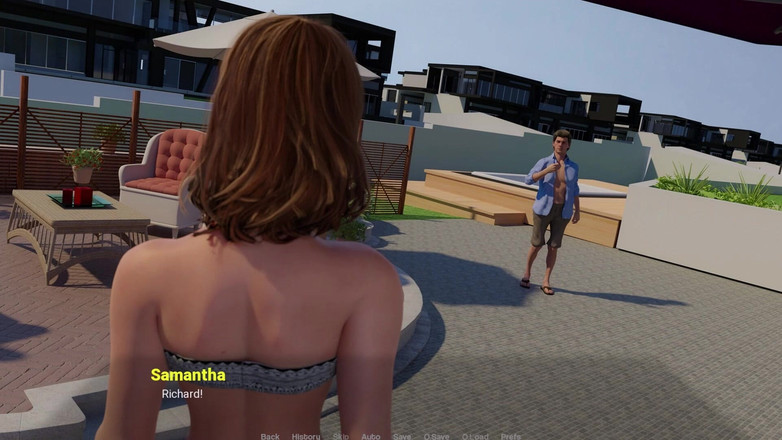 3D Cartoon Porn: Вдали от дома 3 - Лиам трахает Samantha, пока ее муж находится за пределами комнаты