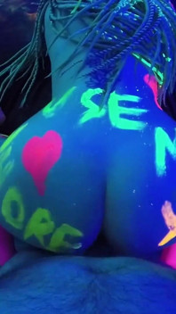 Blacklight Fun with Melanie Sugar