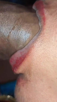 Indian Desi Wife Sucking Wet Dick Till Throabbing Cum in Mouth
