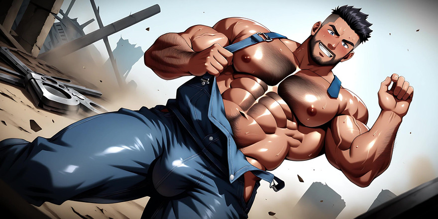 Erotic Man: Hunks dengan bonjolan mengusik besar