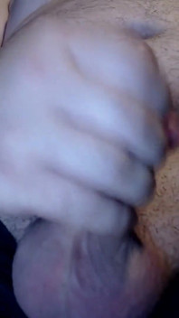 I jerk my thick fat fucking cock till I cum