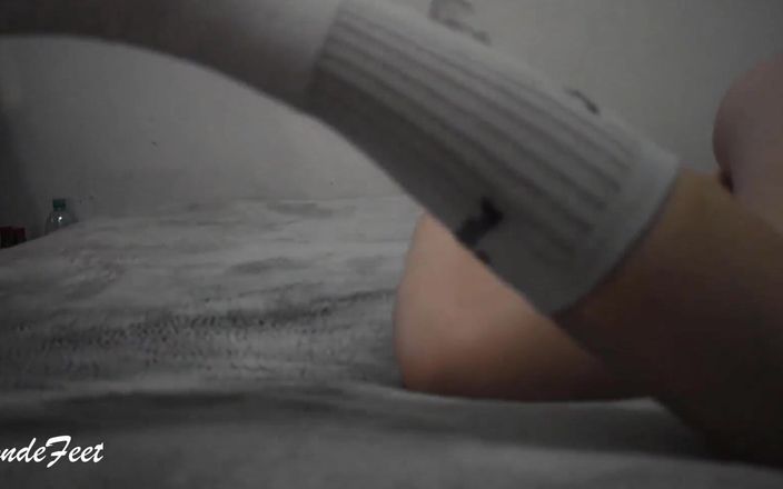Miley Grey: Sexy Blonde in Long Socks, You Need to See It -...