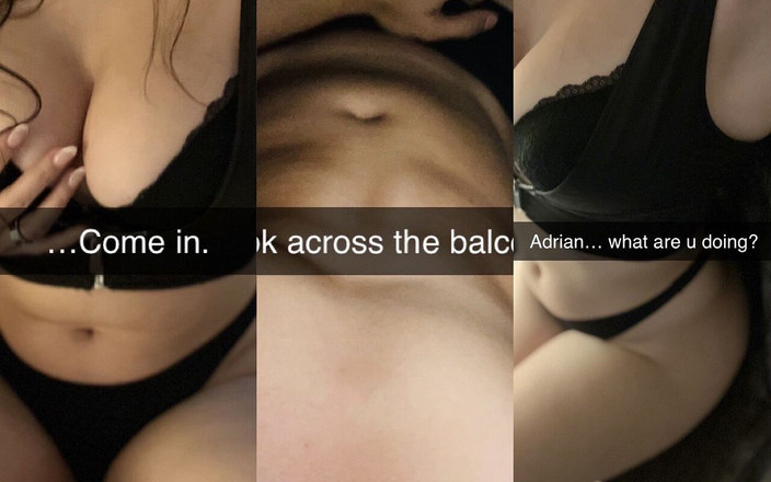 Celineandcesco: 妻はSnapchatで隣人と夫をだます