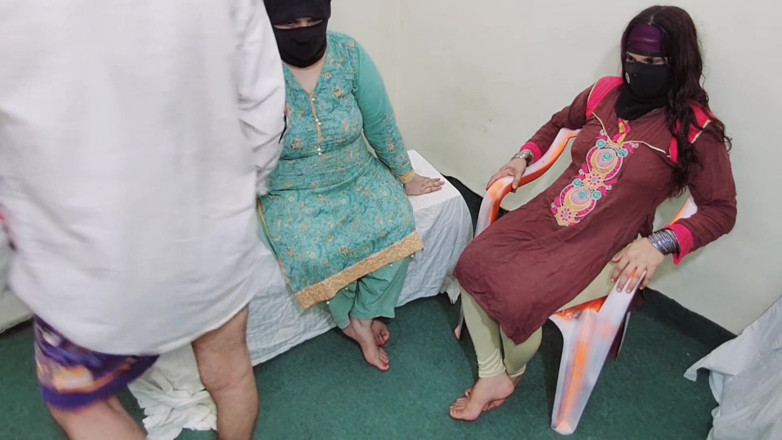 Netu: Awesome 3some Anal Fucking of 2 Indian Muslim Hot Bhabhi's with Dever