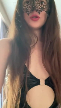 Russian Mistress in Leather Dress & Pantyhose - Cruel Verbal Humiliation. Cum Countdown