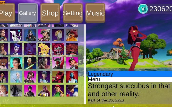 LewdArcade: Forthub Sex Scence Gallery Collection [část 12] Fortnite Parodie porno hra