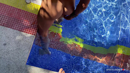 Amateur Gay POV: On Vacation with My Stepbrother