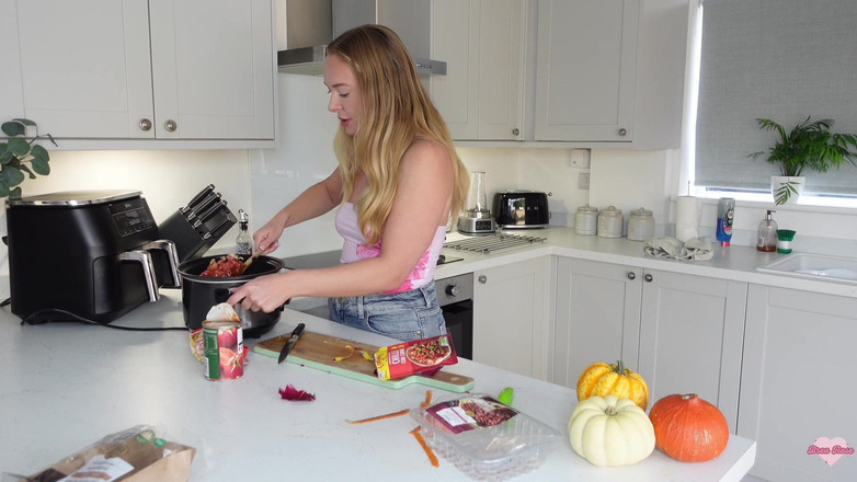 Brea Rose: Koken met gratis stiefmoeder video
