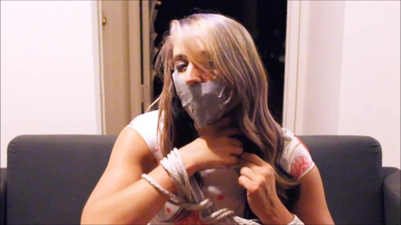 Selfgags classic: Come home and tie me up tight!