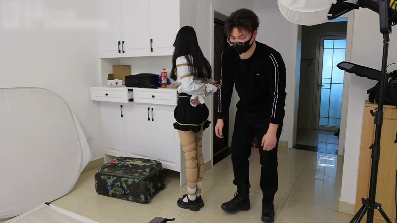Asian bondage: The Rope Restraints of the Stocky Girlfriend, Experiencing the Ultimate...