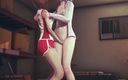 Waifu club 3D: Redhead Girl Fingers Her Friend&amp;#039;s Pussy