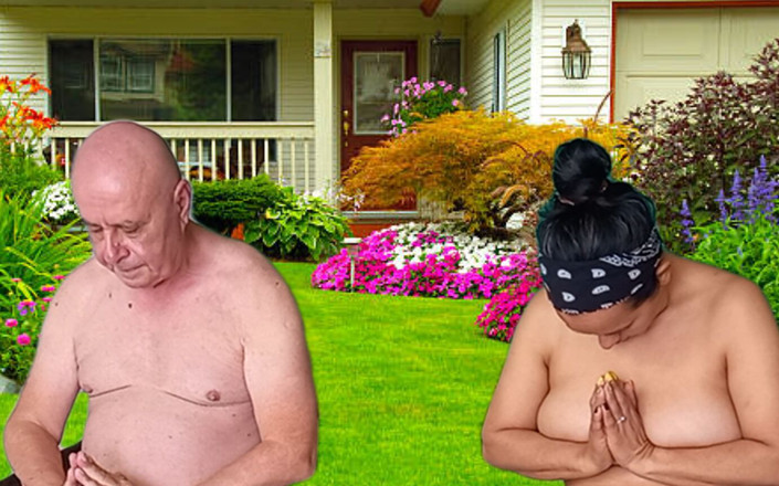 ADAMANDEVE: O mais quente closeup de yoga com Garabas e Olpr