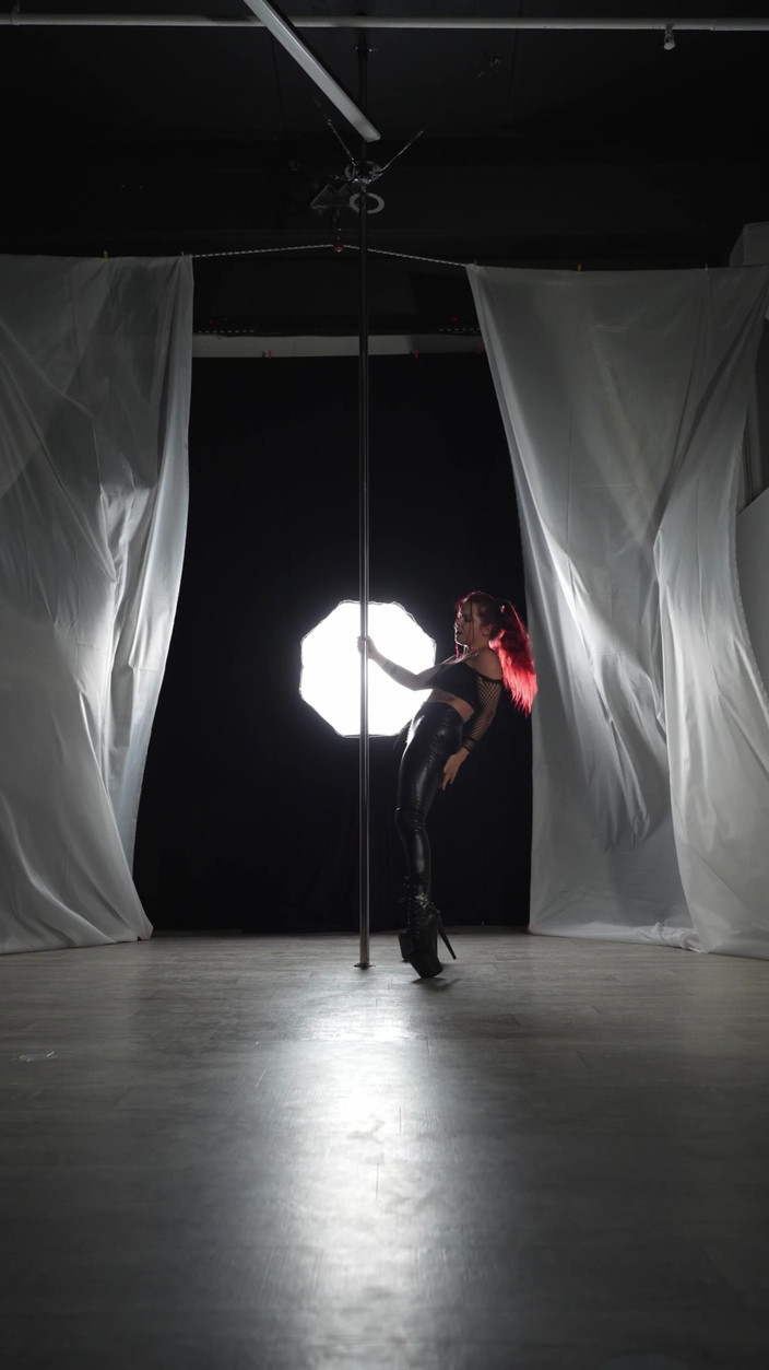 Renata Fox: 女神レナータ・フォックスがポールの上で魅惑的に踊る