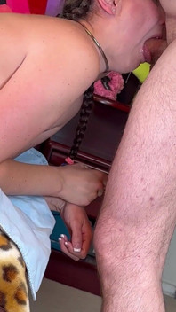 Behind the Scenes of Me Trying My Hardest to Fit This Whole Cock Down My Throat