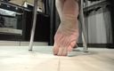 Bad ass bitch: Feet Teasing POV Under Table