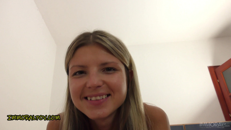 Immoral POV: Gina Gerson cannot stop cumming on a dinosaur cock