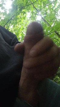 Cumshot at the Bus Stop