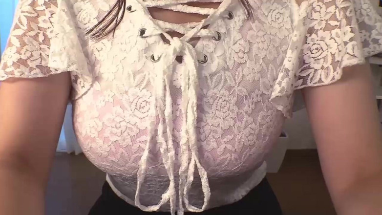 Eros721 official: Big Tits Wife Enjoys Sex in a Naked Apron