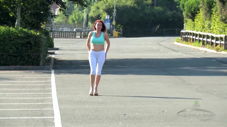 ATK Fans (Hairy): Annabella Struts Herself Outside for Some Exercise