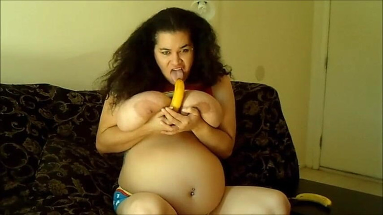 Haydee Rodriguez: Haydee Rodriguez enjoying a good banana