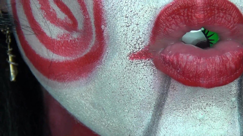 Angel eyes studio: Occhi duri con un'allieva in movimento, dentro la mia pancia!