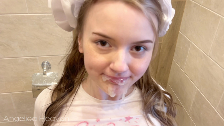 AngelicaHeaven: The Stepfather Found the Girl in the Toilet, Pissed in...