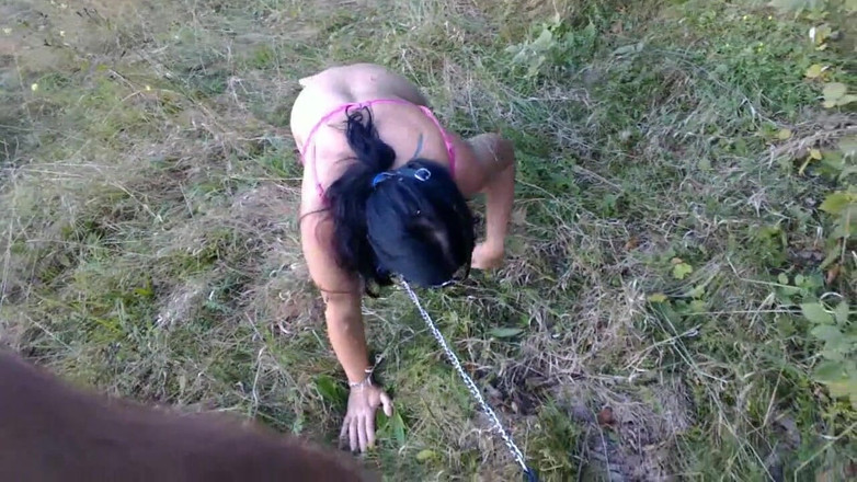 Toilet Mommy: 我拥有一个荡妇宠物项圈撸着走