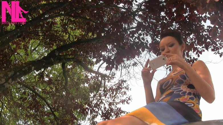 Nyllady: Sensual Dangling in My Pink Birkenstock Flip Flops