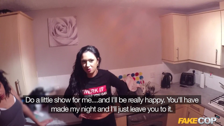 Fake Cop: Fake Cop - Sasha Kas &amp; Channel Get Into a Heated Dispute...