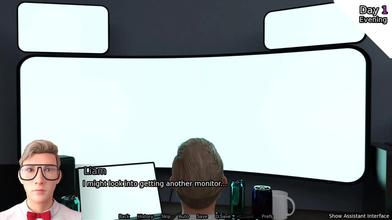 Studio-77: Sexbot Steph Route # 1 Animowana rozgrywka porno - Mixed Race Hottie Jerks...