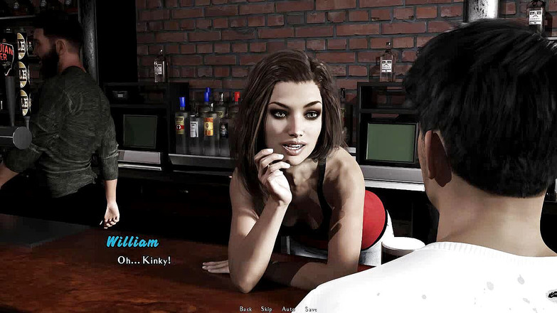 Dirty GamesXxX: Splecione: jebanie napalonej seksownej barmanki na jej miejscu-Ep8