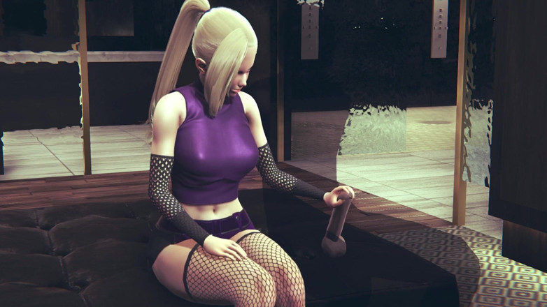 Waifu club 3D: Ino Yamanaka подрочит твой хуй, если ты спросишь