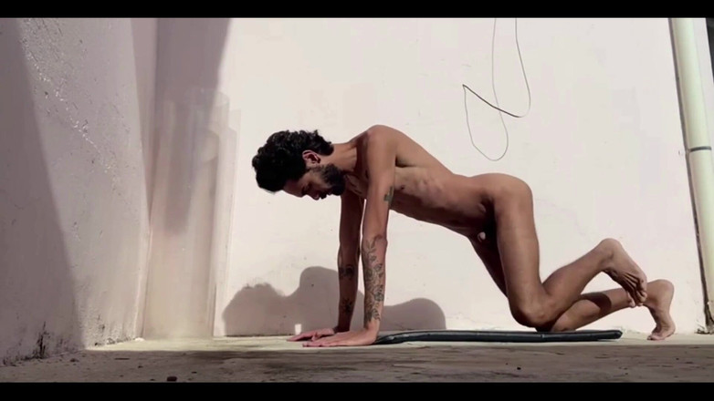 arabeputo: 흥분한 아침에 스트레칭.