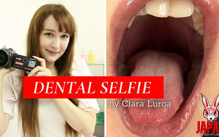 Japan Fetish Fusion: Feticismo della lingua: selfie dentali delizia con clara luroa