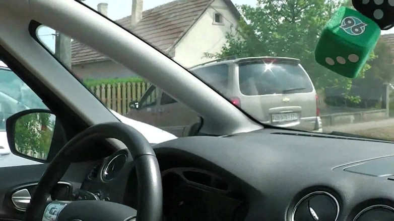 Yvette xtreme: Barefoot car driving