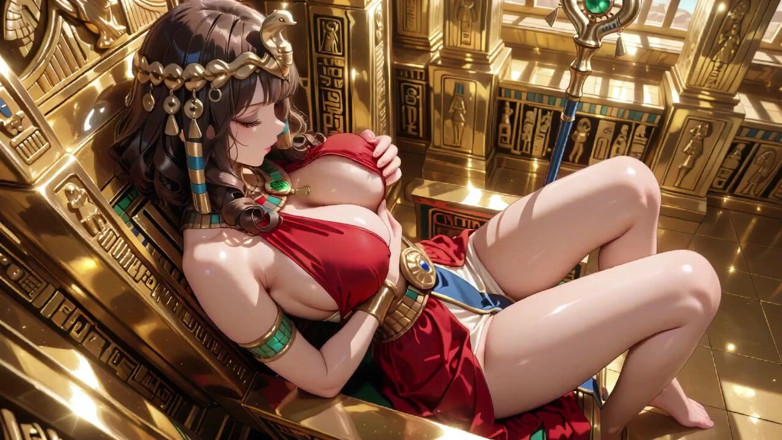 Tay Swift X: Lazy on the Golden Throne in Red &amp; Gold, a Private...