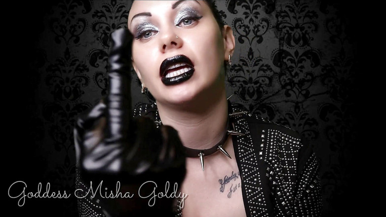 Goddess Misha Goldy: SPH JOI uctívá a masturbuje přes můj prostředníček!