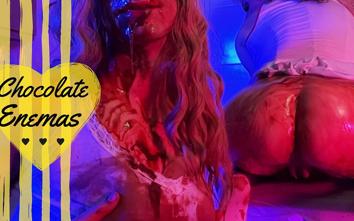 Fetish Explorers: Sissy लेस्बियन के लिए चॉकलेट एनीमा भाग 1