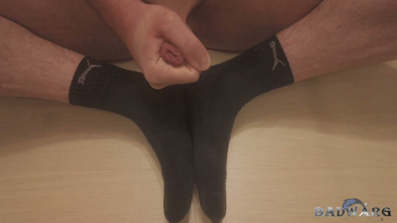 BadWarg: Cum on My Black Socks