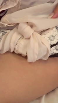 She Masturbates While Wearing Panties and They Get Excited at the Sight -4