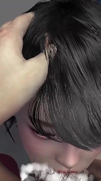 Awek Asia memberikan blowjob deepthroat pagi