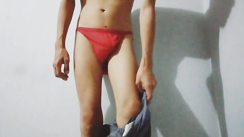 WolfGV: Vzrušená hubená masturbace