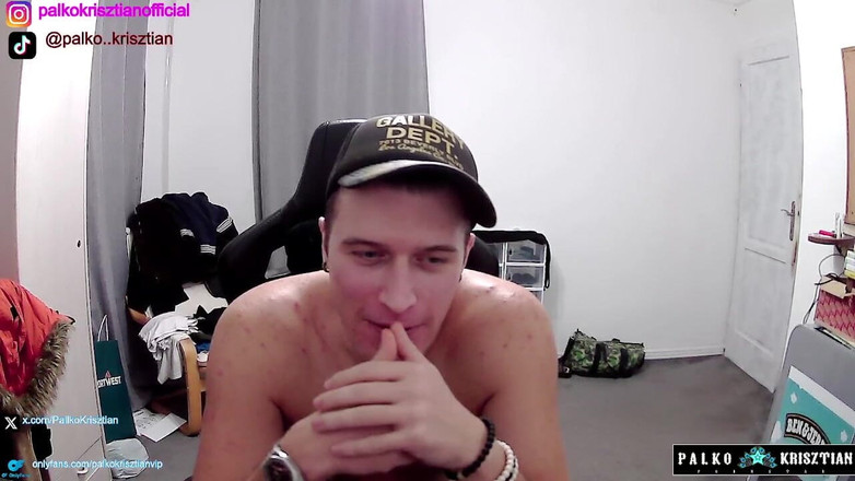 Palko Krisztian: Palko Krisztian webcam masturbarse
