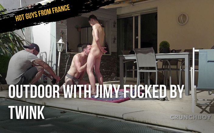 Hot guys from France: Outdoor with Jimy fucked by twink 18 YO