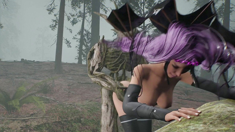 Wraith ward: Il mostro dell'albero si scopa la strega