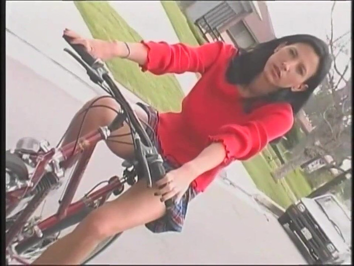 Vintage megastore: Young brunette slut fucks at home with her stepdad.