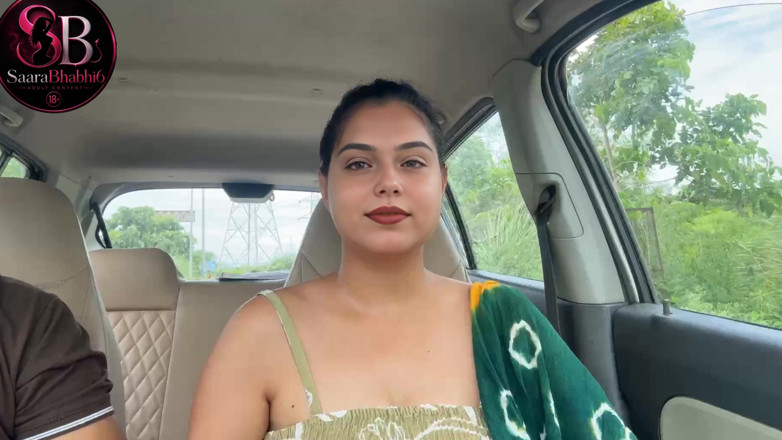 Saarabhabhi6: Doggystyle Handjob for Friend in Car Outdoors - Risky Sex Hindi...