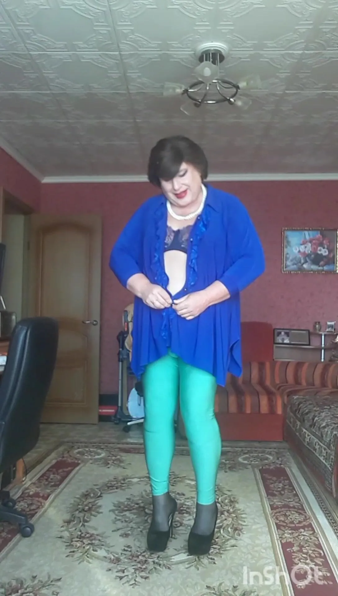 Green Leggings от Iren | Faphouse