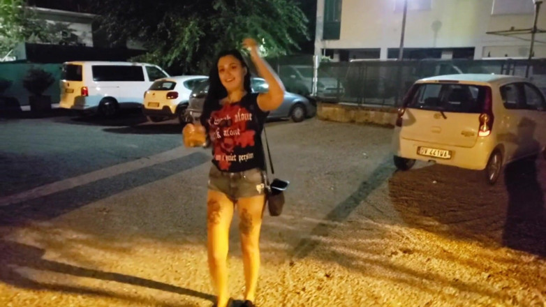 Alt Erotic: Adel Asanti sucks cock in car park and then gets...