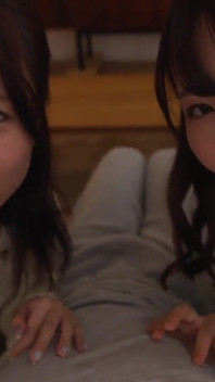 Living Together with Two New Girlfriends! They Take Turns Nipple-touching Me Part 1